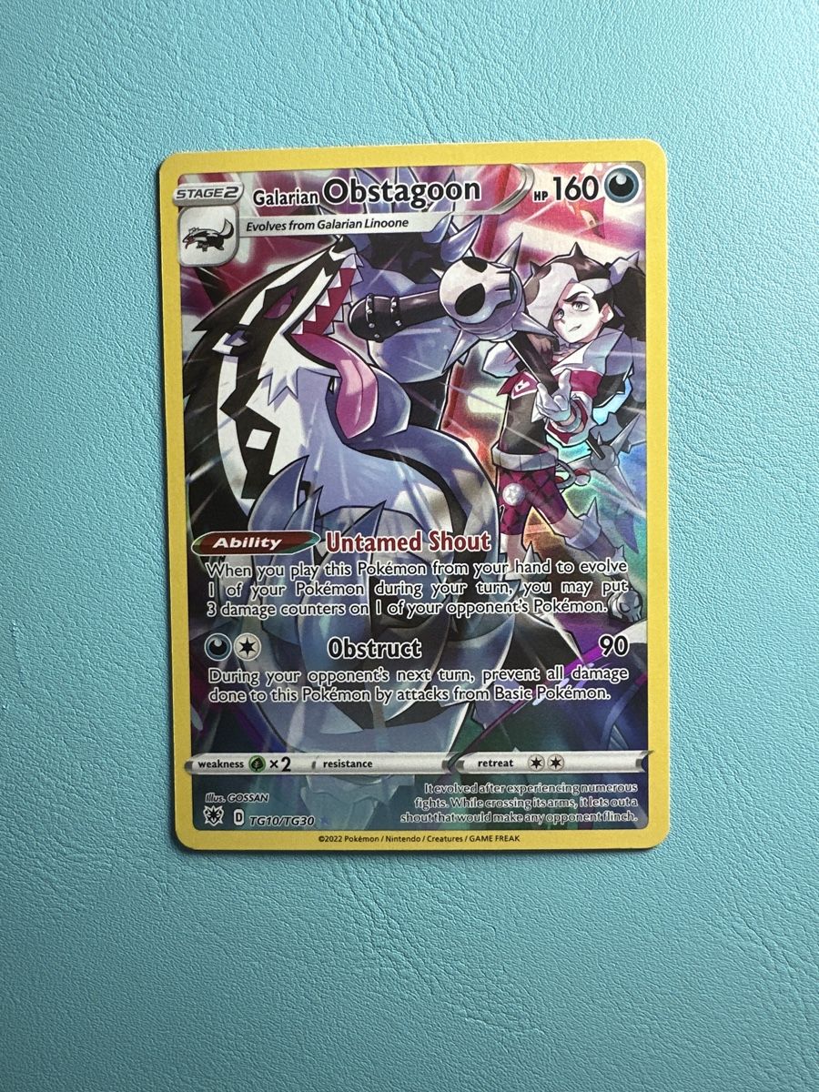 Pokémon Carte collezionabili: Pokemon Trainer Gallery Galarian Obstagoon – Nuovo (secondo la descrizione) da Lommiswil venduto da CollectorOne