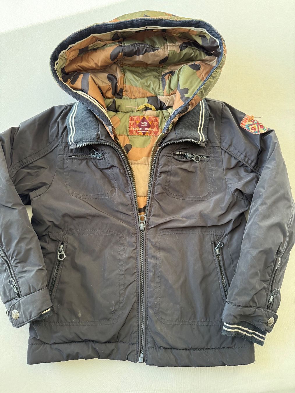 Maison Scotch Giacche & Cappotti: Coole Jungen Winterjacke Gr. 116 Scotch Shrunk – Usato da Küsnacht ZH venduto da schweiz_ch