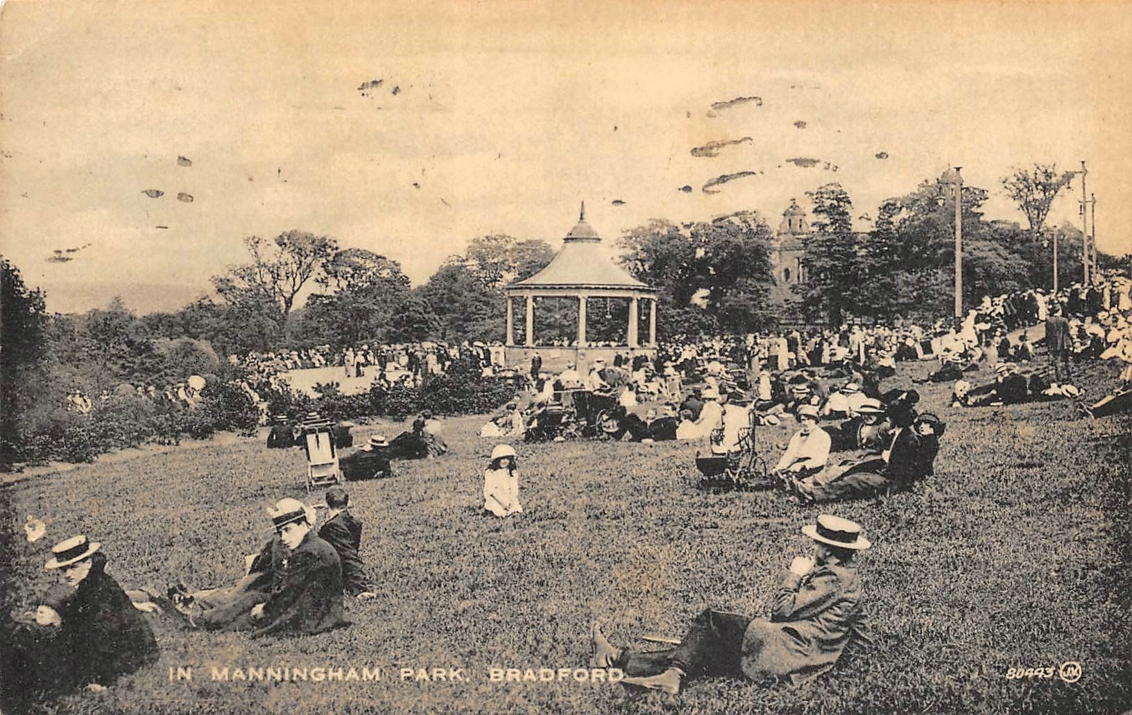 Cartoline postali: Bradford, Manningham Park – Usato da Ottikon b.Kemptth. venduto da Neptun1974