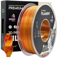 High Quality FIlament Silk PLA  , Dual Color Rot Gold , 1.75