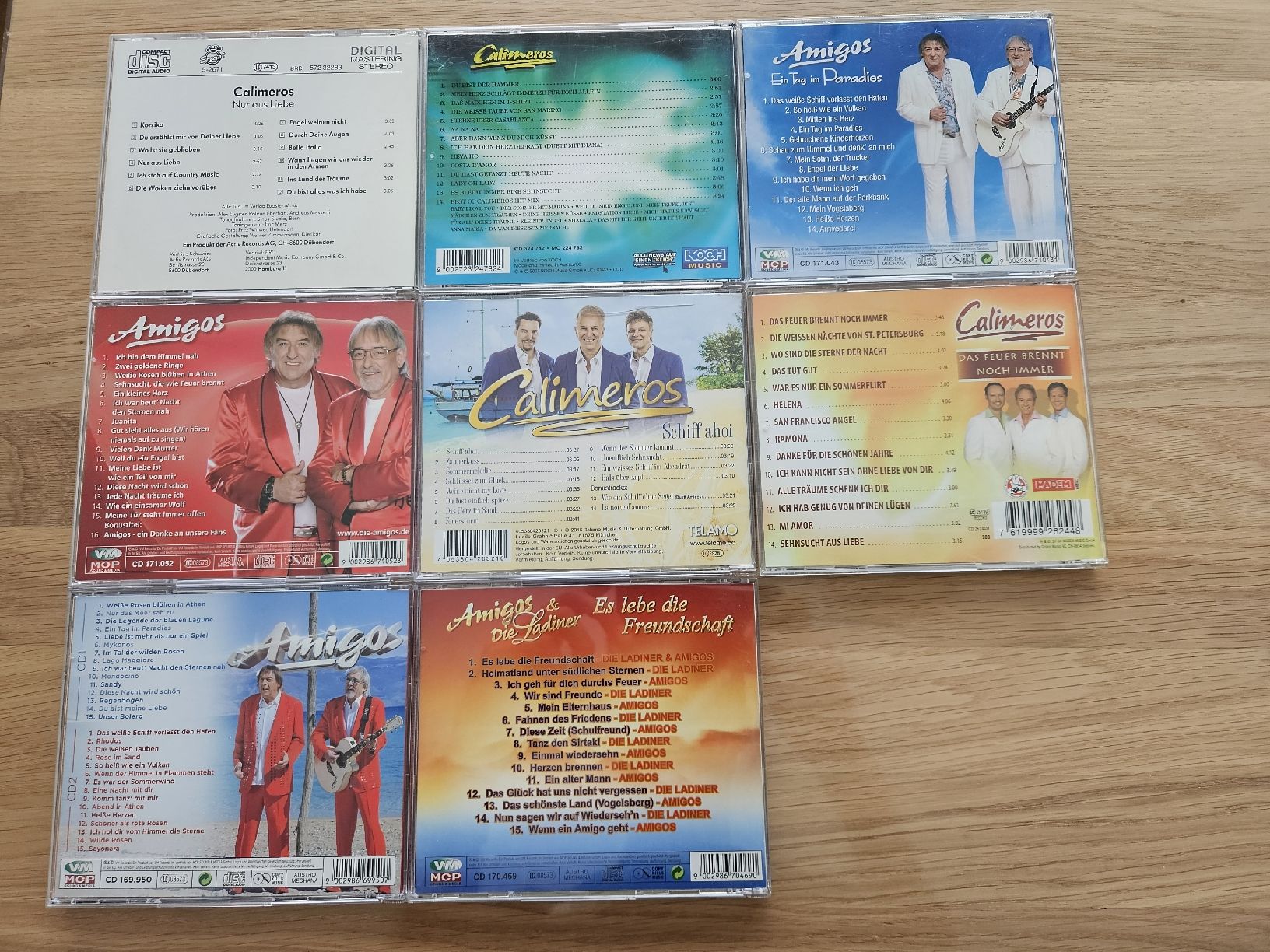 CD: Amigos & Calimeros - 8 Schlager Alben – Usato da Rorschacherberg venduto da easiracer 3