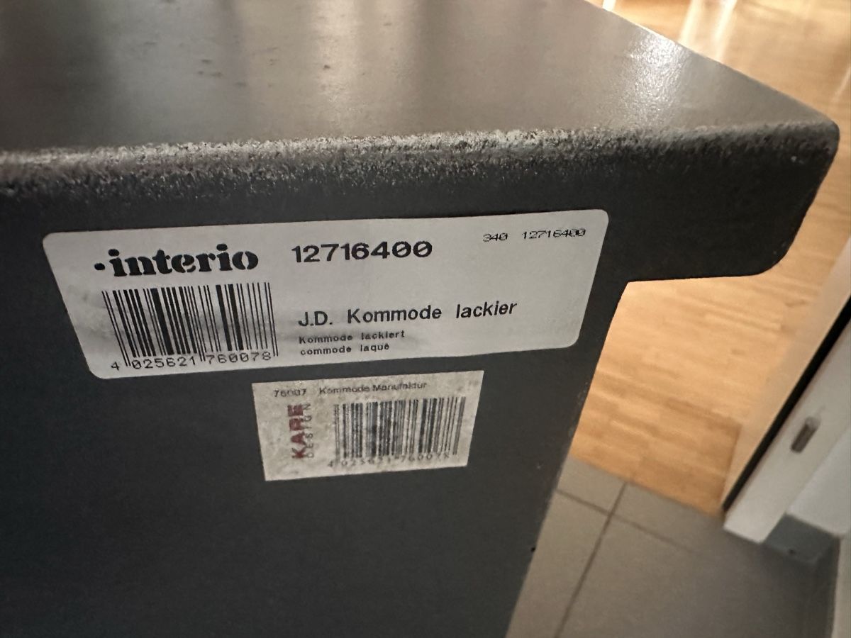 Interio Cassettiere: Interio Kommode lackiert  H:77cm B:100cm T:40cm – Usato da Zürich venduto da Bibiti 1