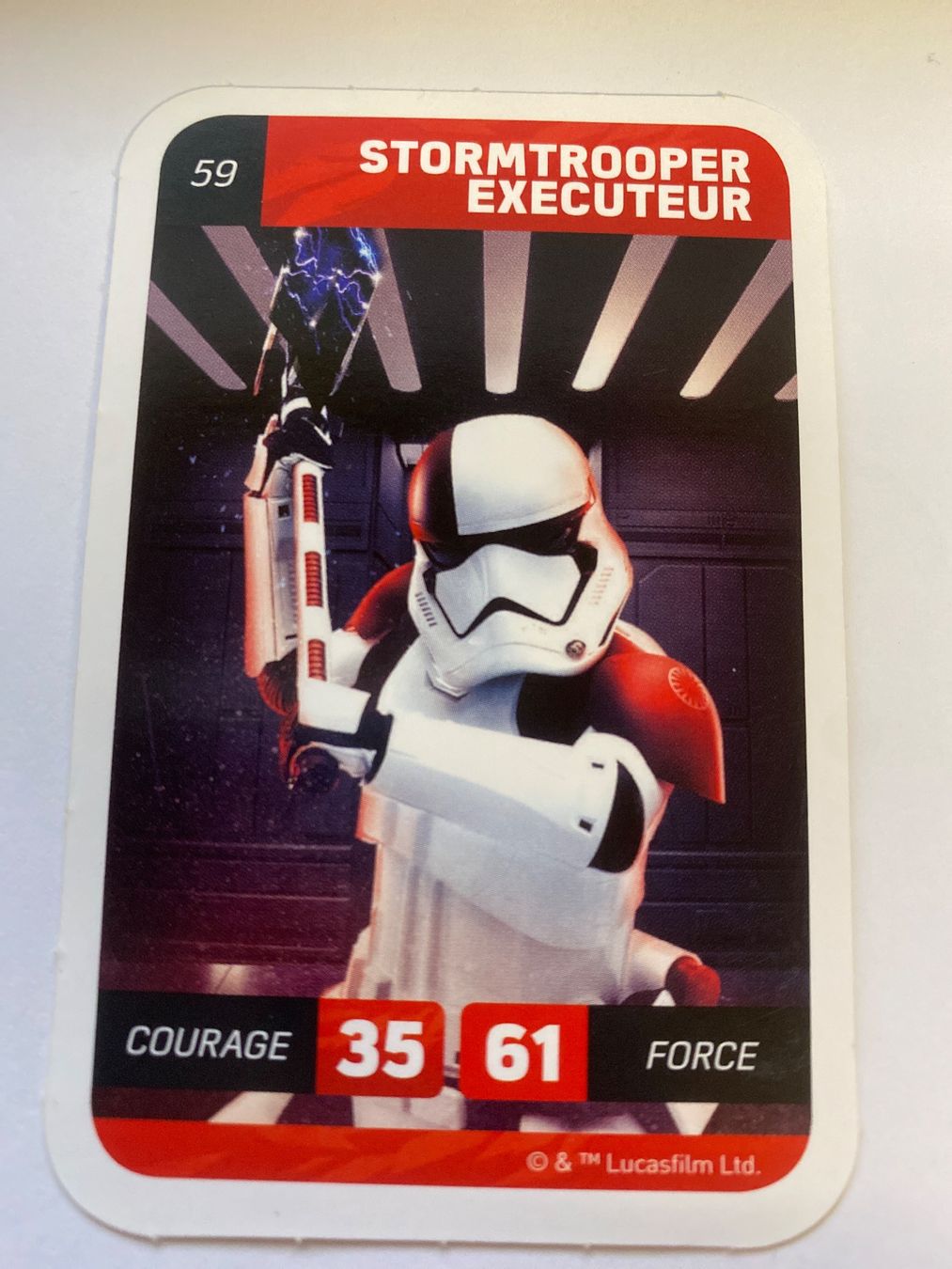 Star Wars Sammelbilder & Trading cards: Carte Star Wars Stormtrooper bourreau - – Gebraucht aus Le Brassus von cinema13