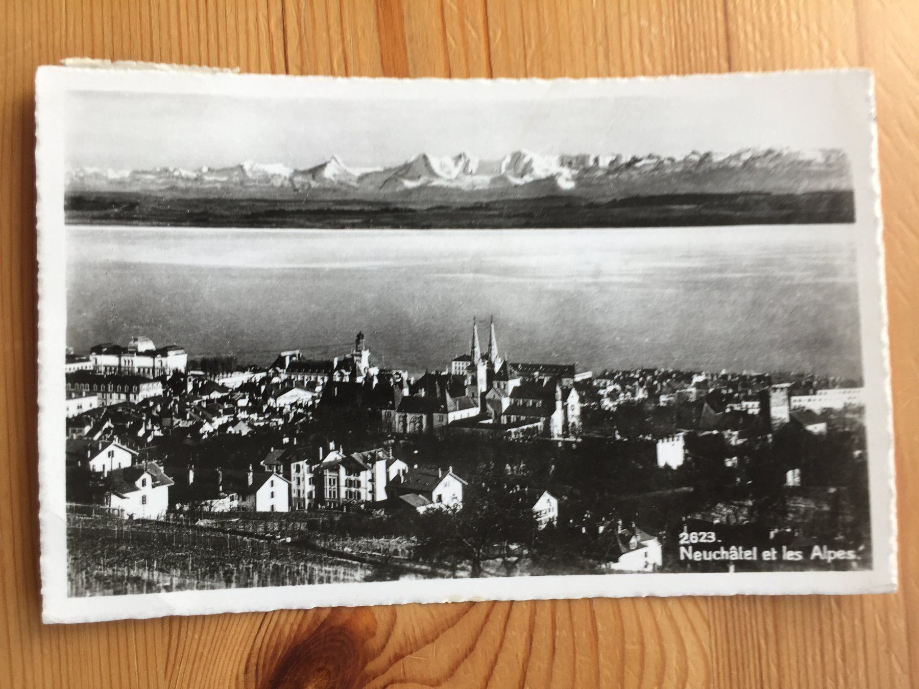 Cartes postales: Neuchâtel et les Alpes - AK 1952 – D'occasion à Oberuzwil par Henri09