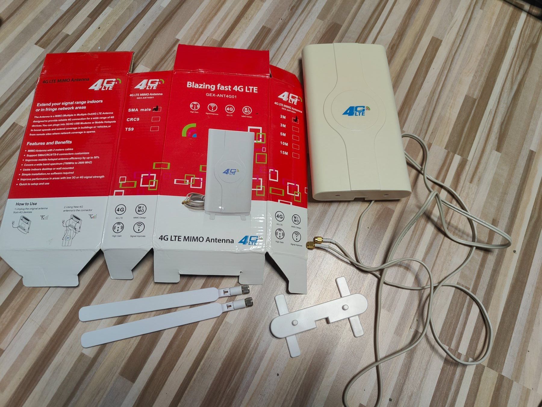 Funktechnik: 4G LTE MIMO Antenna GEX-ANT4GOT Gebraucht – Gebraucht aus Uster von Ct2914