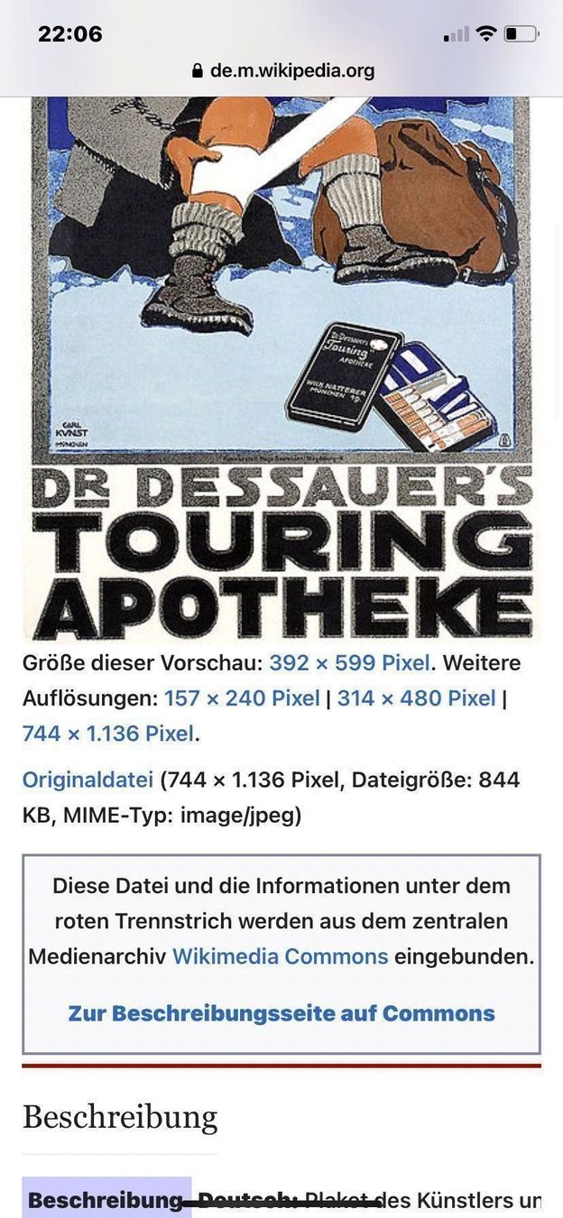 Kit di pronto soccorso: original dr. dessauer‘s touring apotheke – Usato da Gipf-Oberfrick venduto da Iberico 9