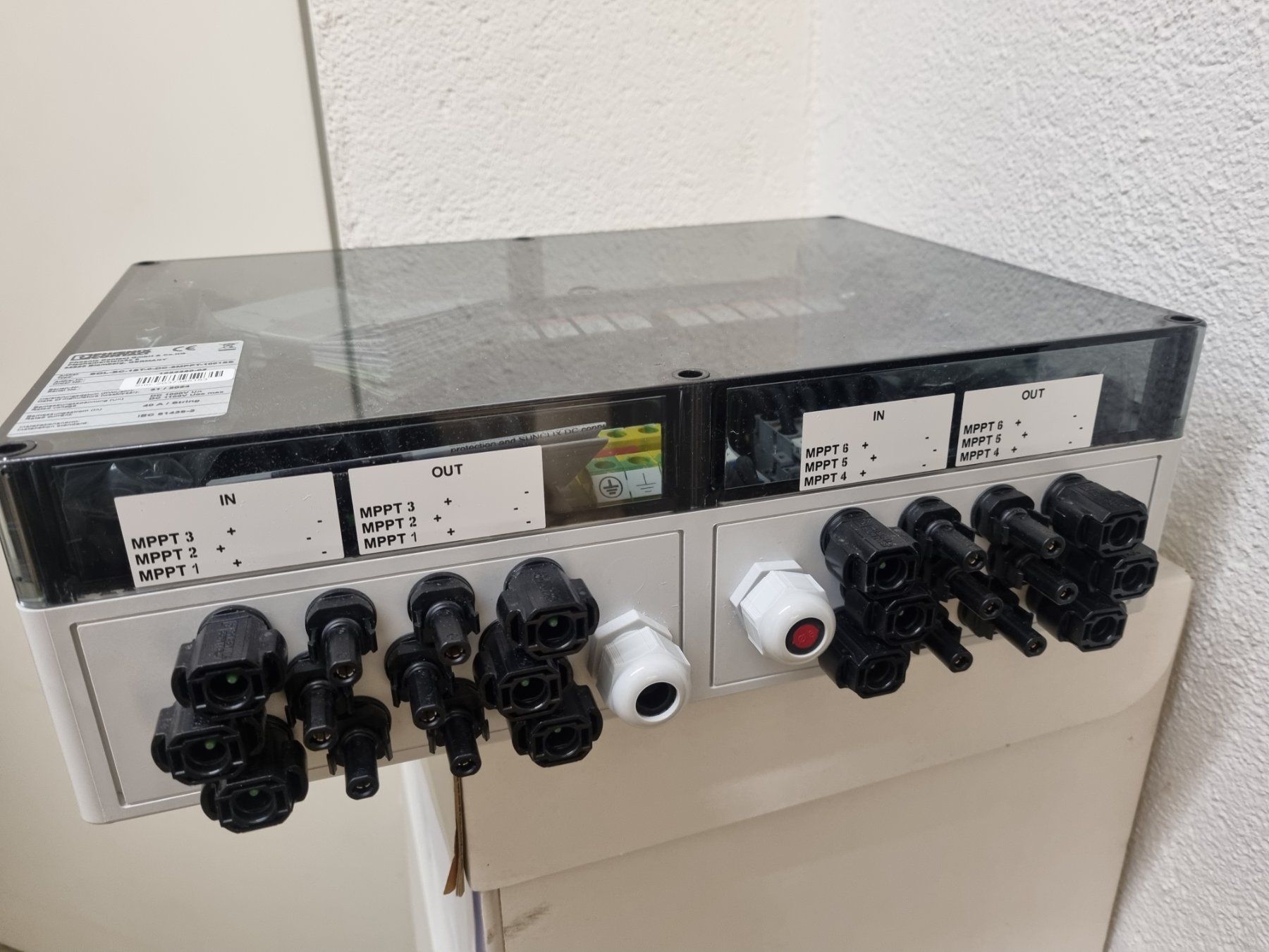 Alimentazione elettrica: GAK PhoenixContact 6MPPT Einzelstränge – Nuovo e nell'imballaggio originale da Bussnang venduto da edf_jk57