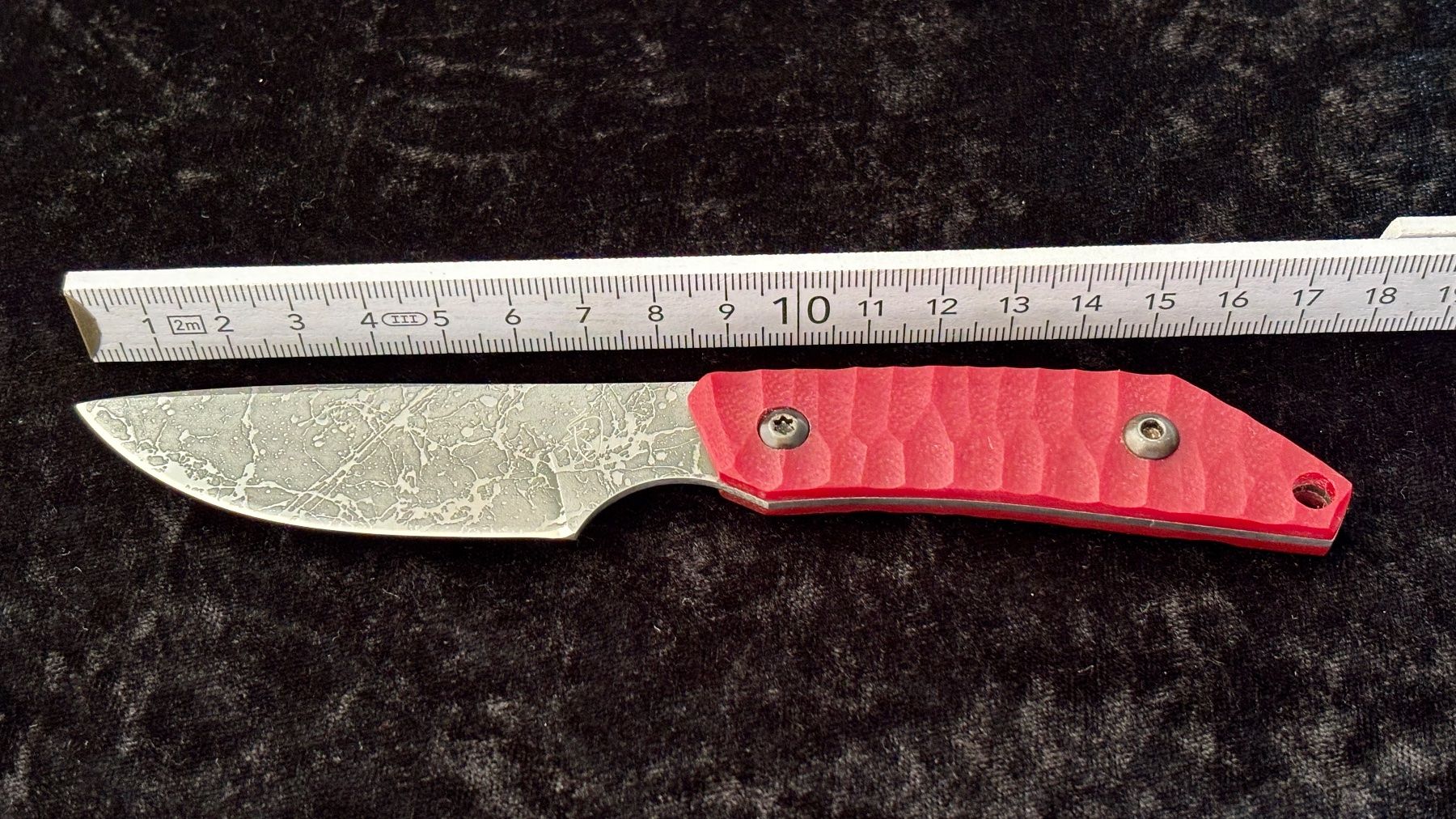 Coltelli tascabile: Kiku Matsuda Neckknife, red G10, D2 – Usato da Frauenkappelen venduto da Doc_Snyder 3