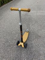 Micro Scooter Kinderroller gold schwarz gebraucht Zustand