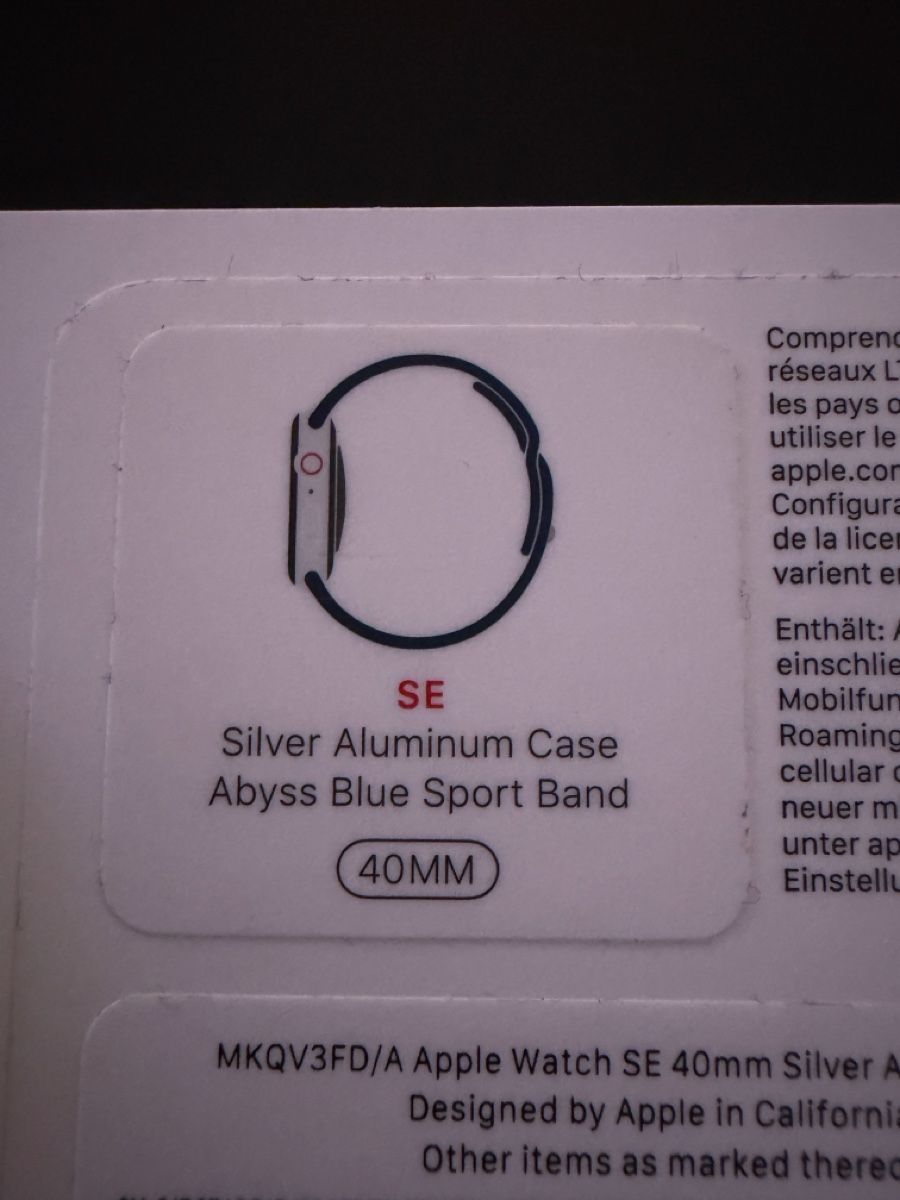 Apple Smartwatch: Apple Watch SE 40mm GPS + Cellular – Gebraucht aus Meilen von inanilus93 1