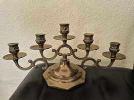 Kerzenstaender Bronze, 5-armig