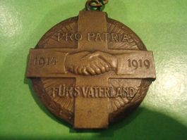 Medaillon Pro Patria 1914-1919