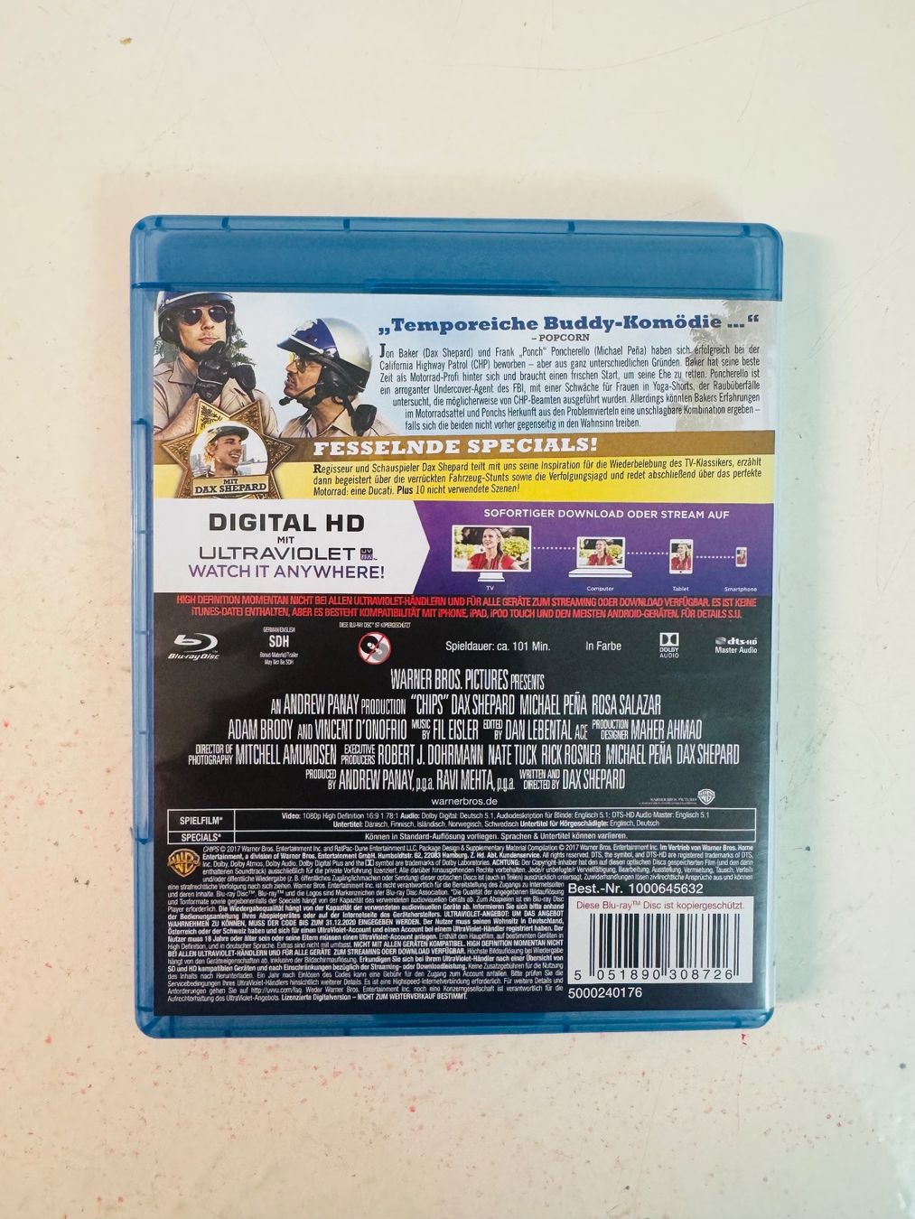 Alle DVDs: CHIPS. (BLU-RAY) – Gebraucht aus Basel von san_2qlq 1