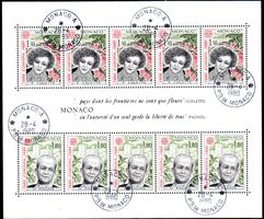MONACO EUROPAMARKEN 1980 BLOCK GESTEMPELT - MO20