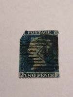 Two Pence Blue 1855 
