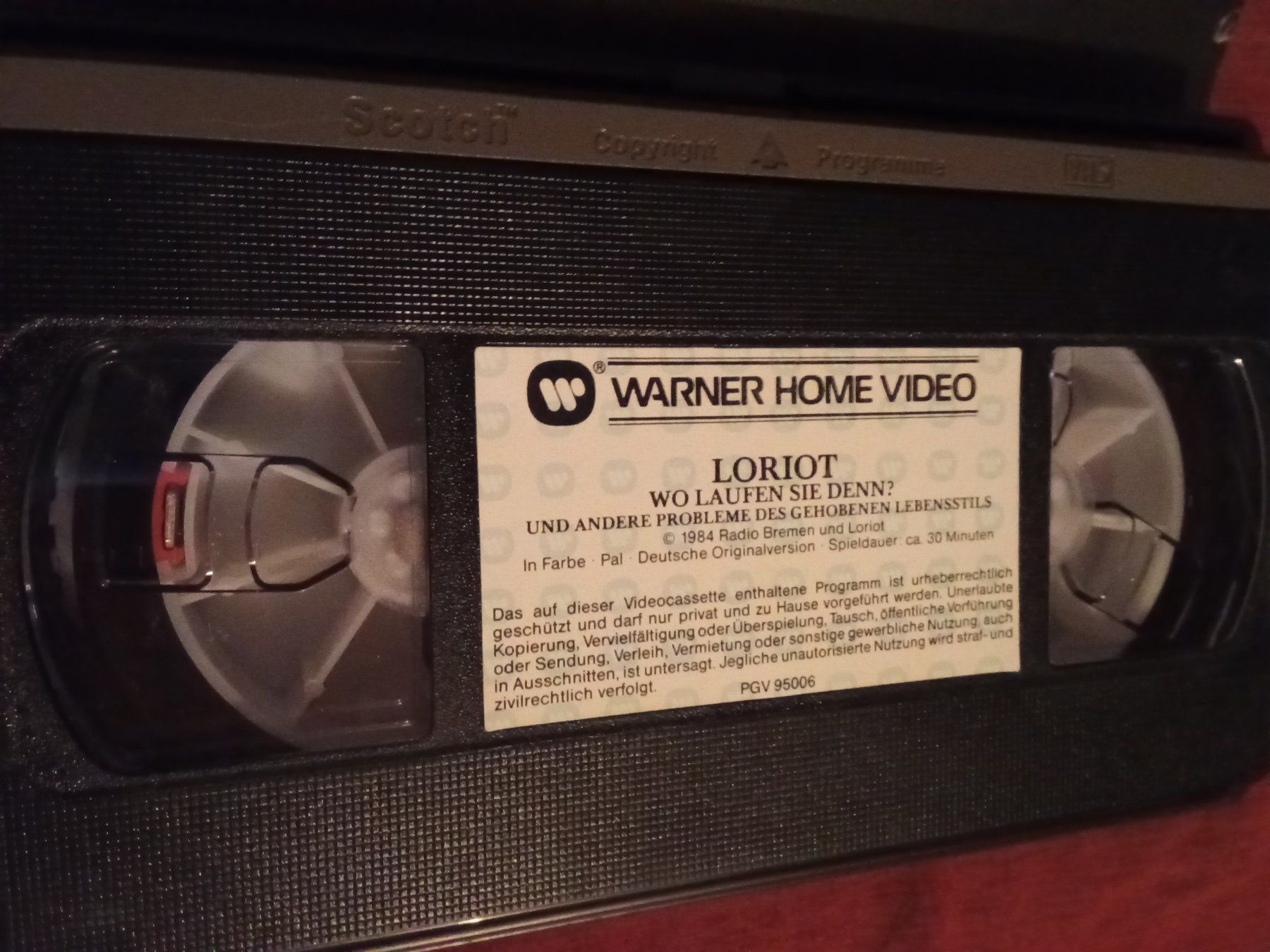 Toutes les VHS: Loriot Band 1+2 Warner Home Video VHS – D'occasion à Remetschwil par Hofiii 7