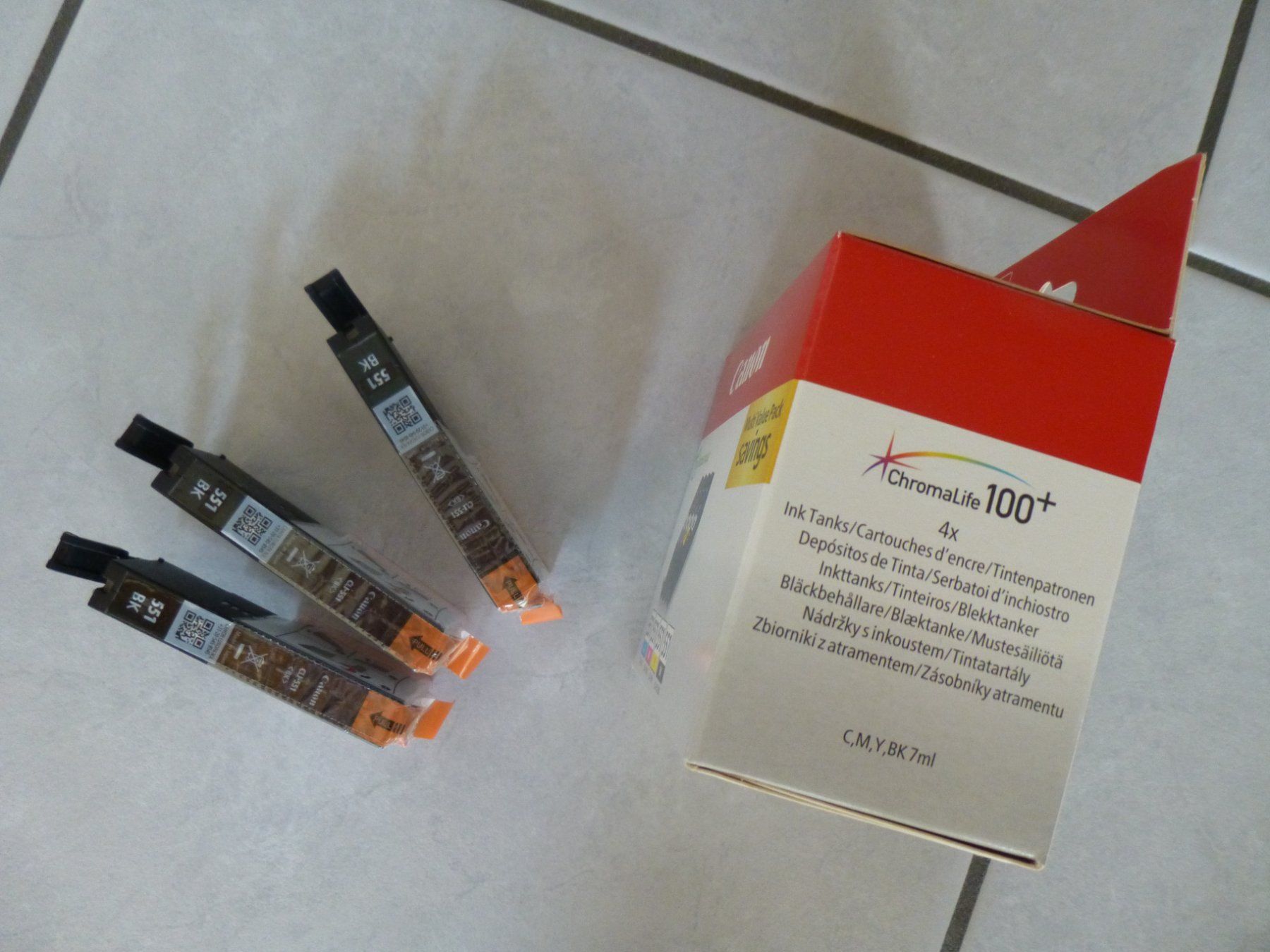 Canon Druckerpatronen & Toner: Canon Druckerpatronen Multipack CLI-551/ total 7 Stück/ NEU! – Neu und originalverpackt aus Triengen von misterpicknicker 3