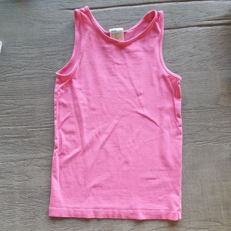 🐸 TOP / TANK TOP 122/128 PINK