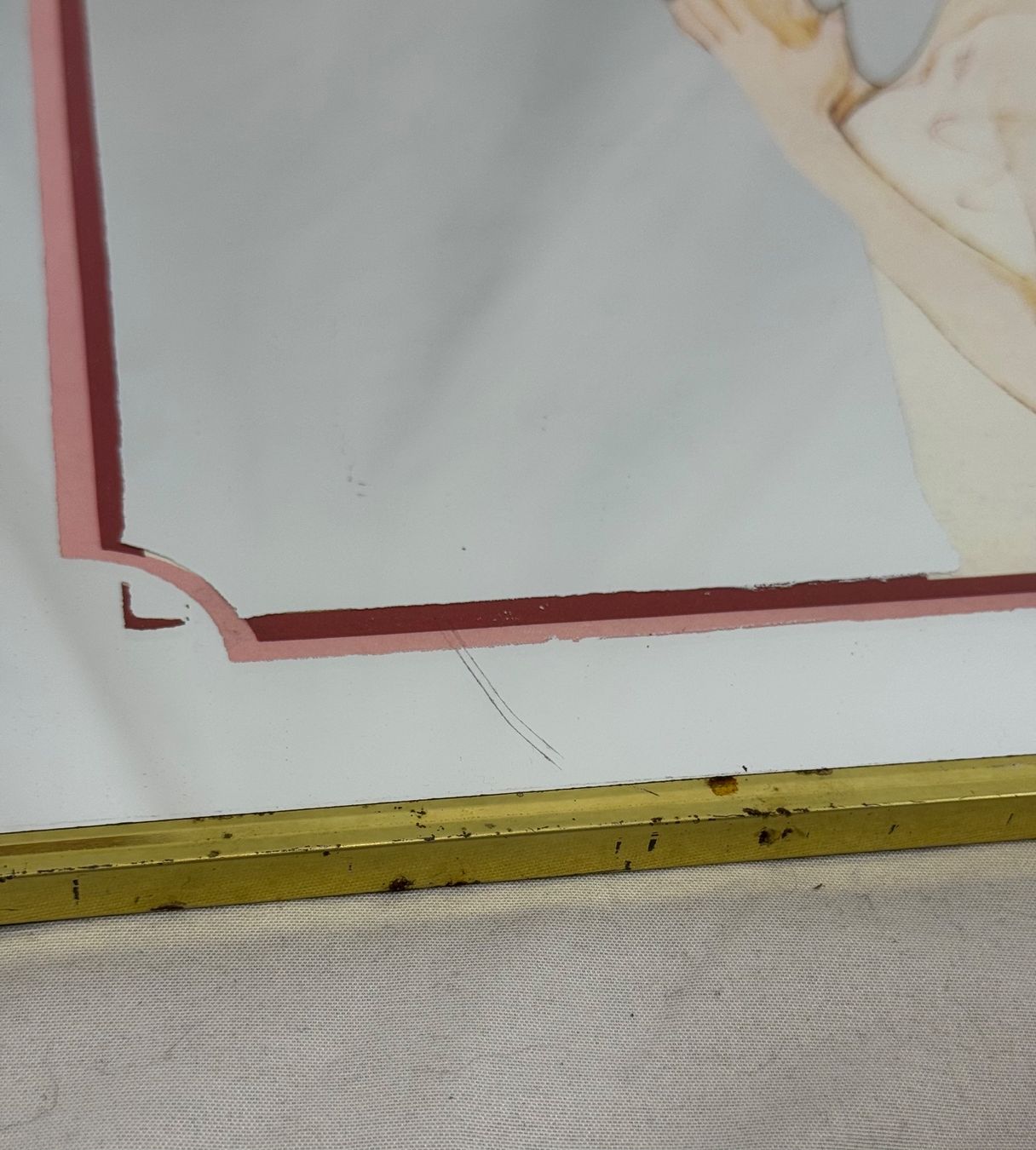 Specchi: Miroir Vintage "Élégante" - Années 70 – Usato da Tramelan venduto da lolopat 4