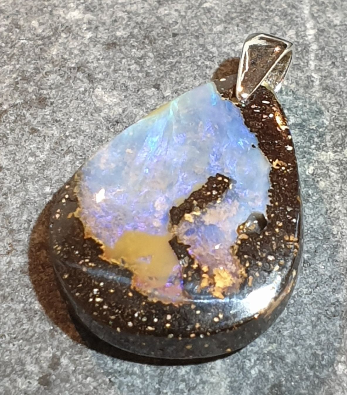 Ciondoli: Anhänger Boulder Opal. – Nuovo (secondo la descrizione) da Niederbüren venduto da Raphael014 4