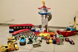 Lotto Veicoli e Torre Paw Patrol usato condizioni buone