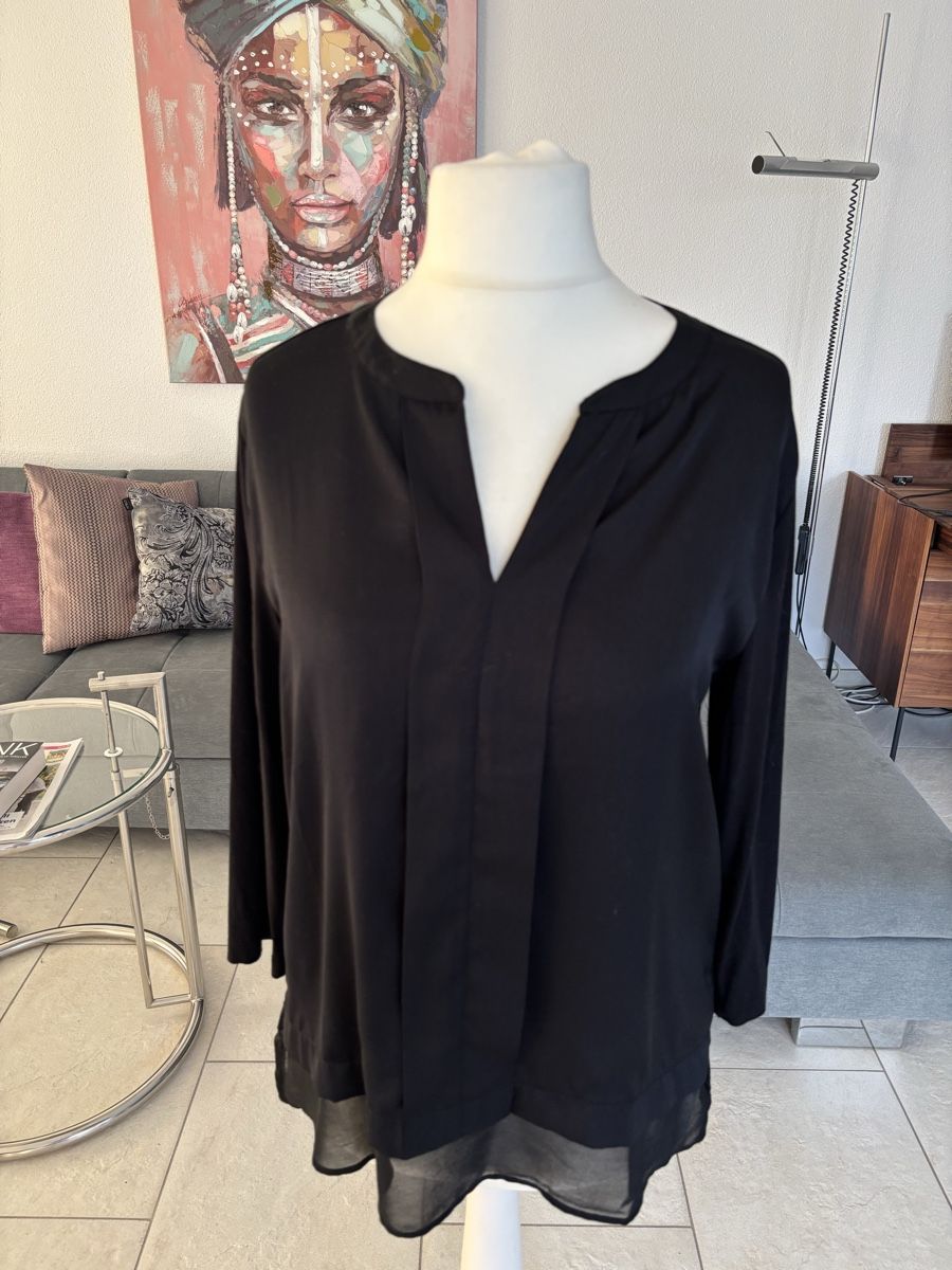 Taifun Camicette: Schwarze Bluse von Taifun, Grösse 40 – Nuovo (secondo la descrizione) da Rothenburg venduto da Momo1302