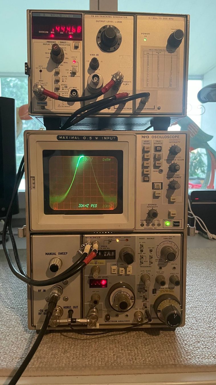 Messen: TEKTRONIX Spectrum Analyzer mit Tracking Generator – Gebraucht aus Steinhausen von  3