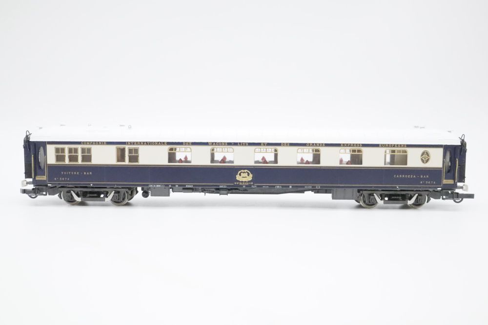 Rivarossi Modelleisenbahnen: Rivarossi 2480 CIWL "Barwagen" 3674 H0 DC – Gebraucht aus Basel von Railfun 1