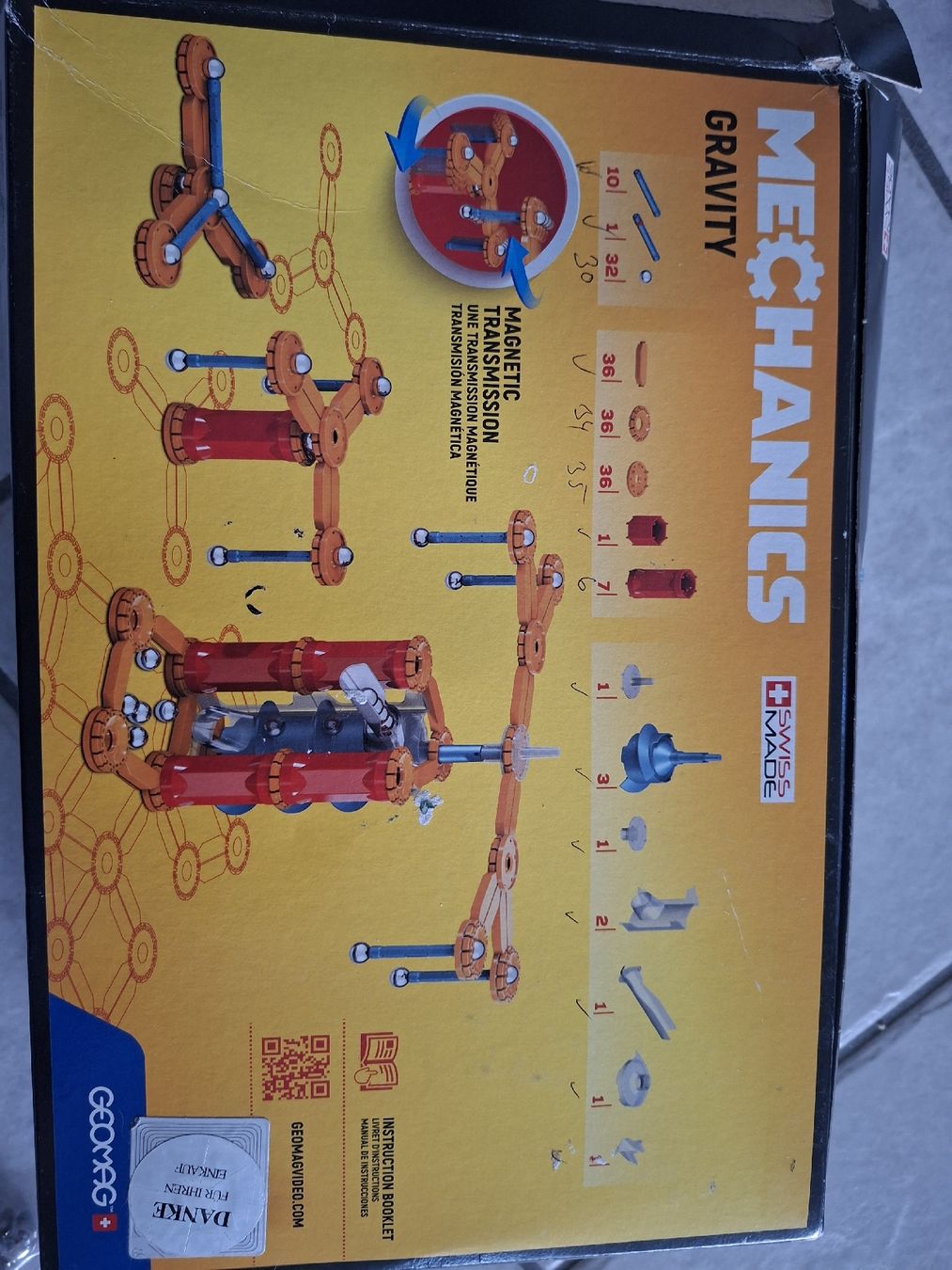 Geomag Kit di costruzioni: mechanics gravity geomag – Usato da Thun venduto da Thun67 1