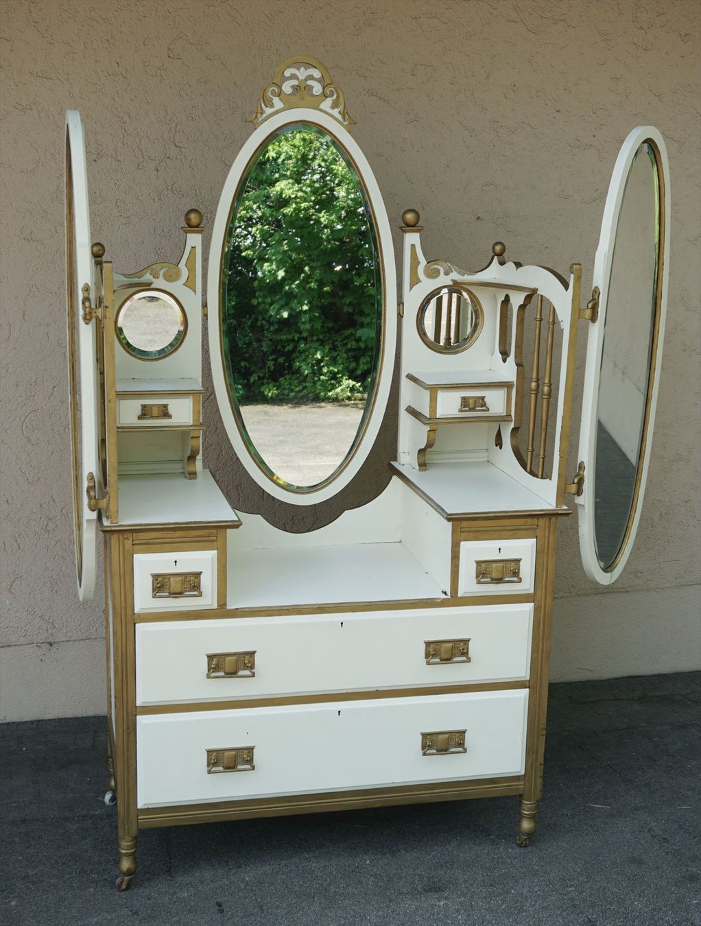 Kommoden: spezielle antike Shabby Chic Spiegel Kommode – Gebraucht aus Meggen von Trouvaillen 2