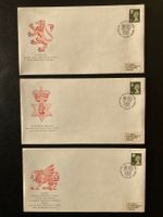 Kompletter FDC-Satz Regionalmarken Grossbritannien 1987 !