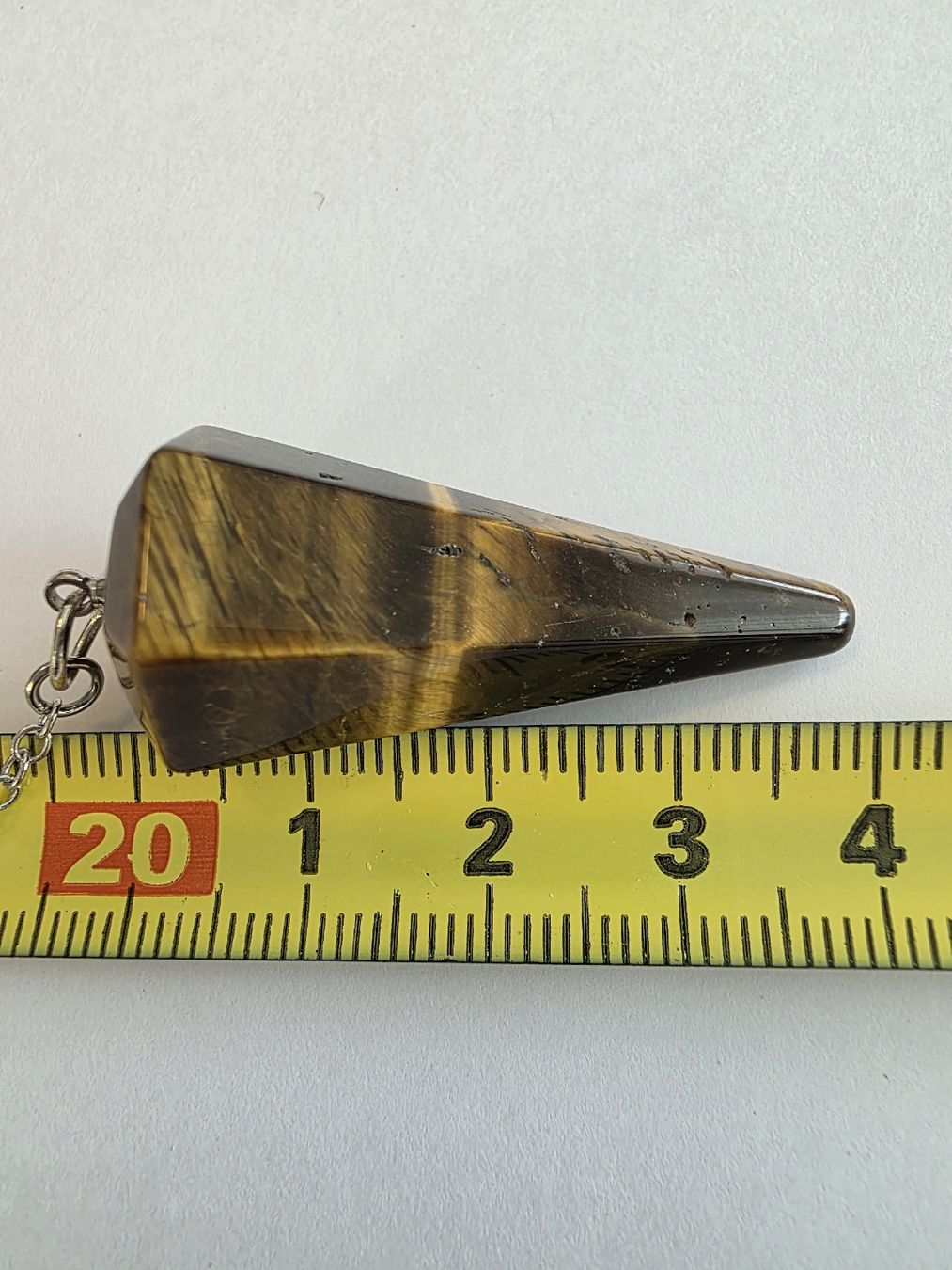Minerali & Pietre curative: Tigerauge Pendel ca. 4cm.x2cm. – Nuovo e nell'imballaggio originale da Menziken venduto da Mirager 3