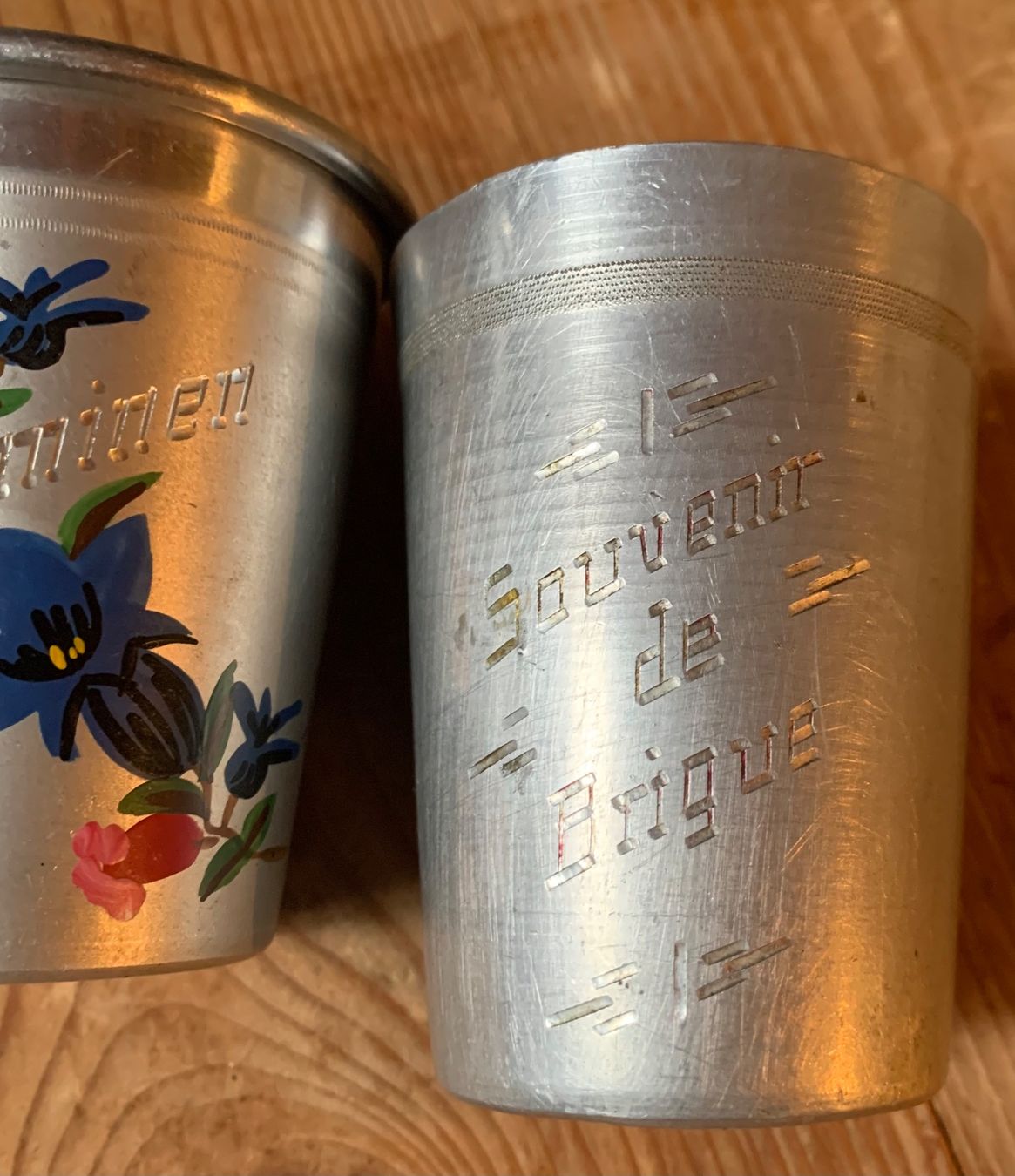 Tazze: 2 Stk Souvenir-Alubecher – Usato da Goldingen venduto da Bergler012 3
