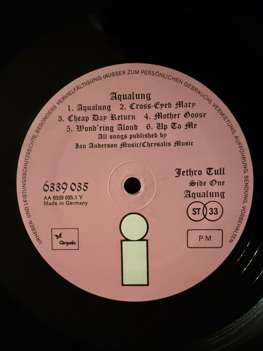 Dischi in vinile: Jethro Tull - Aqualung - Schallplatte Vinyl – Usato da Goldach venduto da Messerguru 7