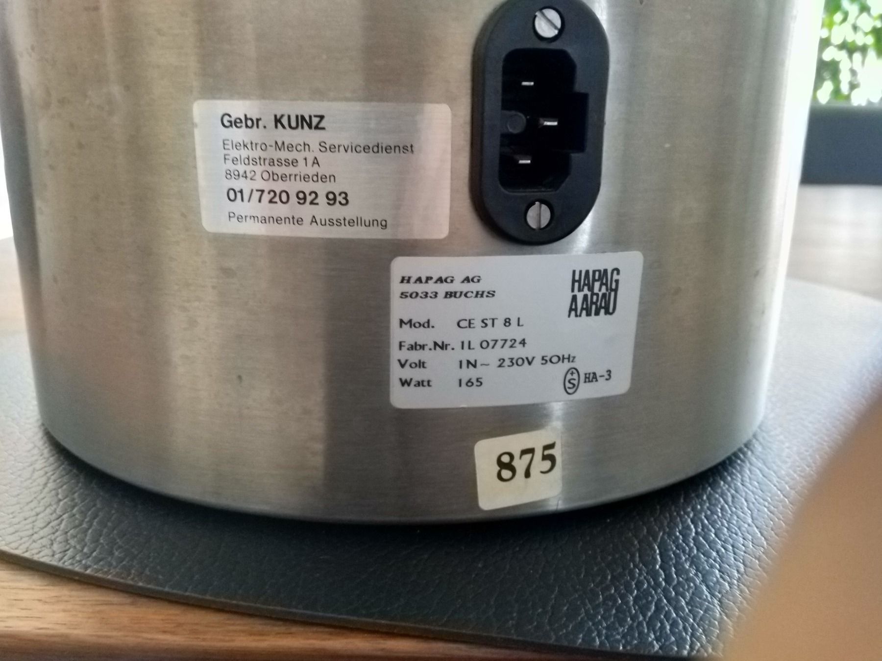 ANIMO Getränkebehälter 8 Liter - CE Behälter (Gebraucht) in Rieden AG ...