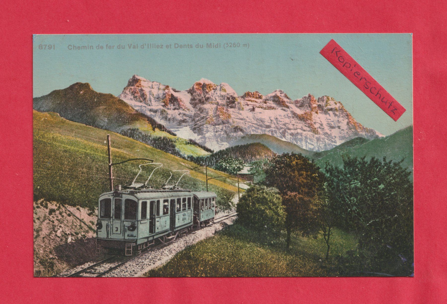 Cartoline postali: Chemin de fer du Val d' illez et Dents du Midi – Usato da Zürich venduto da Gill46
