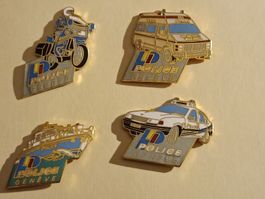 4 pins police de Genève...