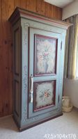 Bauernschrank bemalt 47x104x178 cm