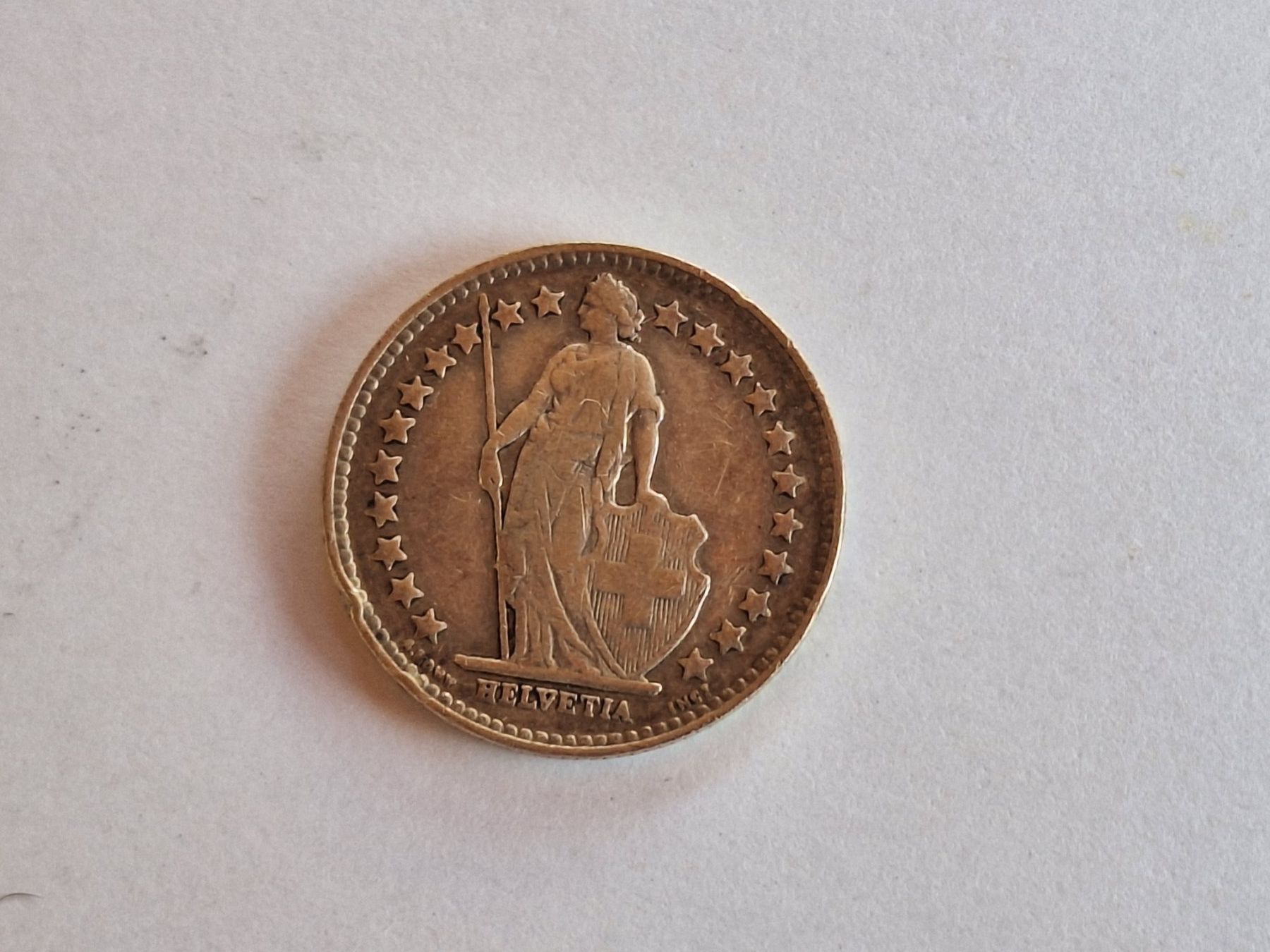 Tutti le monete: 50 RAPPEN SILBER 1913 – Usato da Huttwil venduto da Kunterbuntli 1
