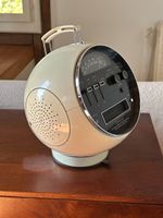 Weltron 8-Track Radio weiss Kugelform gebrauchter Zustand