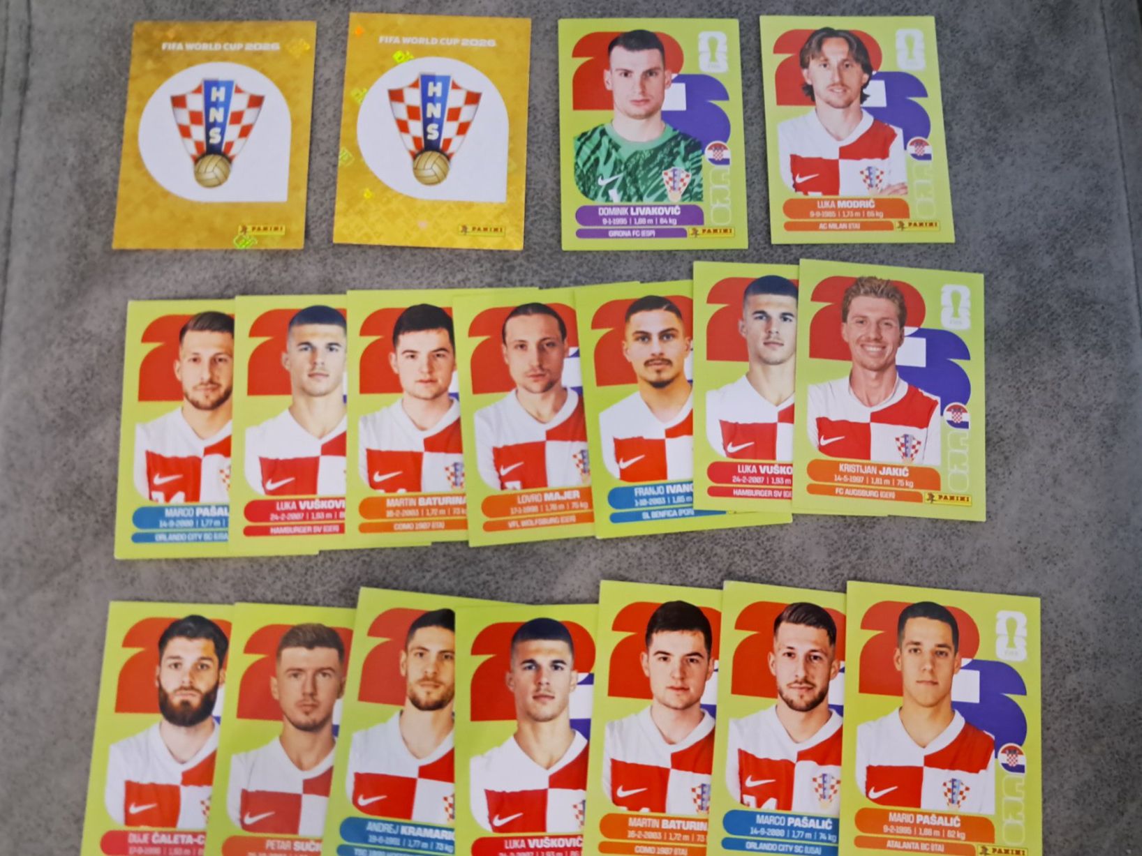 Panini Carte collezionabili: 18 x Paninisticker 2026 / Kroatien – Nuovo (secondo la descrizione) da Weinfelden venduto da Da-ryn01