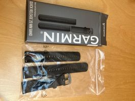 GARMIN Schnellwechsel-Armband 20 mm, Silikon, Schwarz