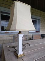 Vintage Metall Marmor Tisch Lampe Ständerlampe Leuchte
