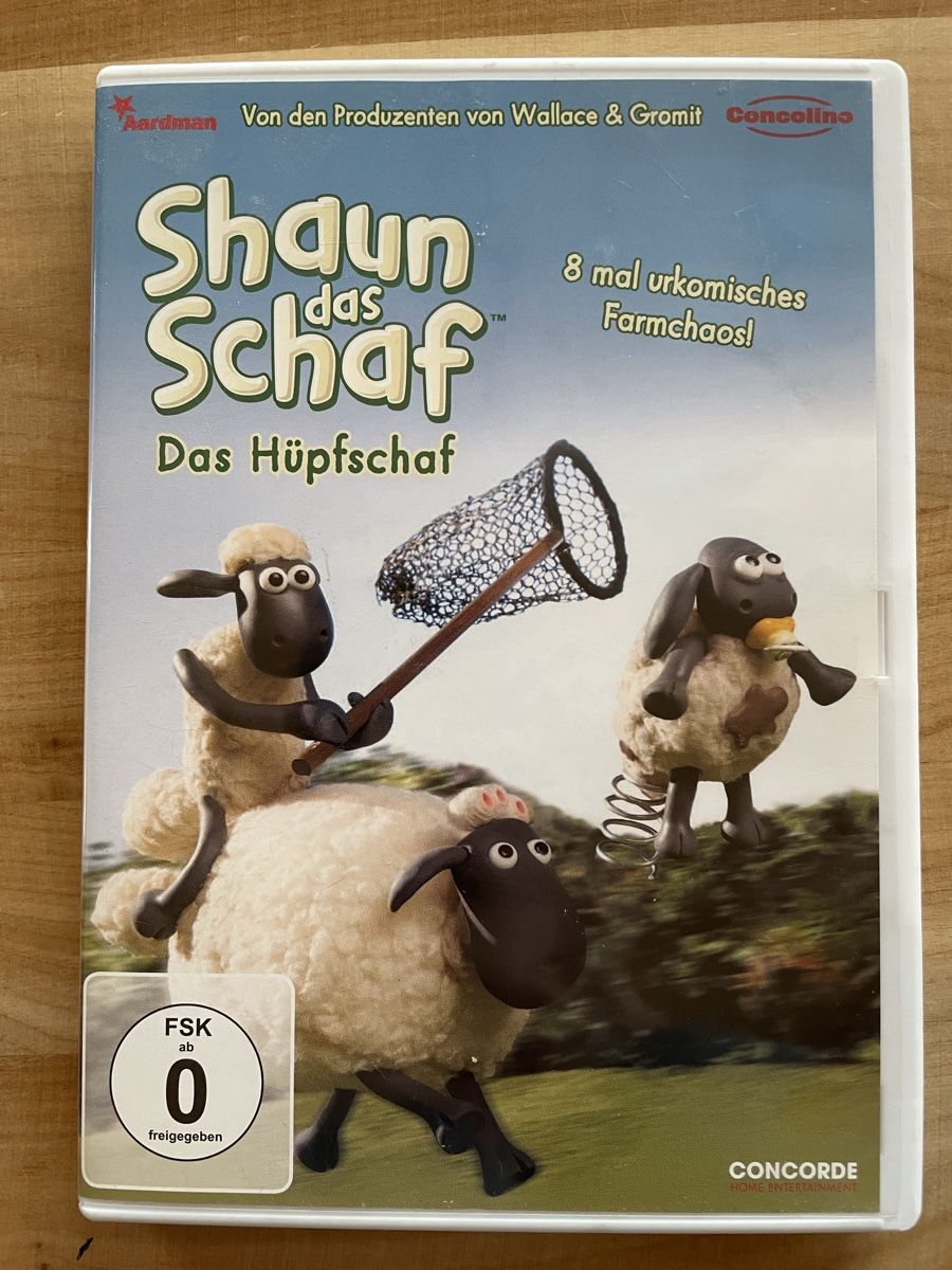 Tutti i DVDs: DVD Shaun das Schaf / Das Hüpfschaf – Usato da Rümlang venduto da euqinom16
