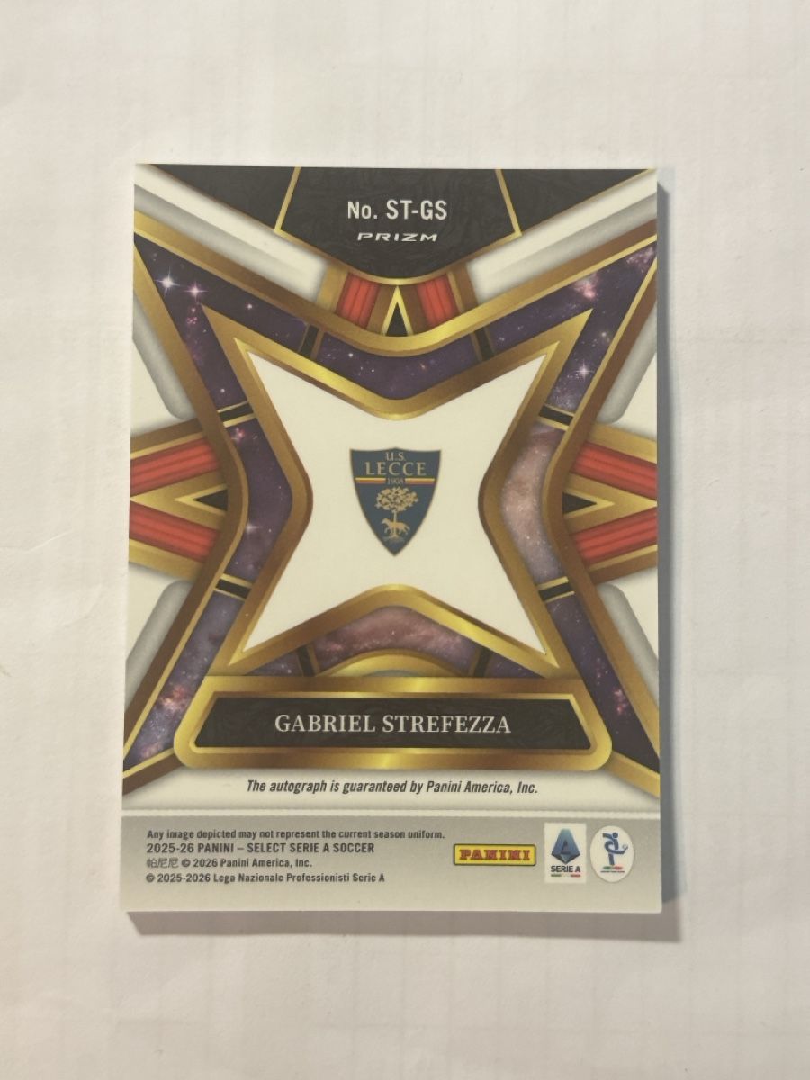 Panini Carte collezionabili: Gabriel Strefezza Auto Lecce Select 25-26 Serie A – Nuovo (secondo la descrizione) da Baar venduto da sp7ni 1