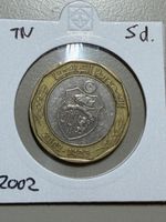 Tunisie - 5 dinar - 2002