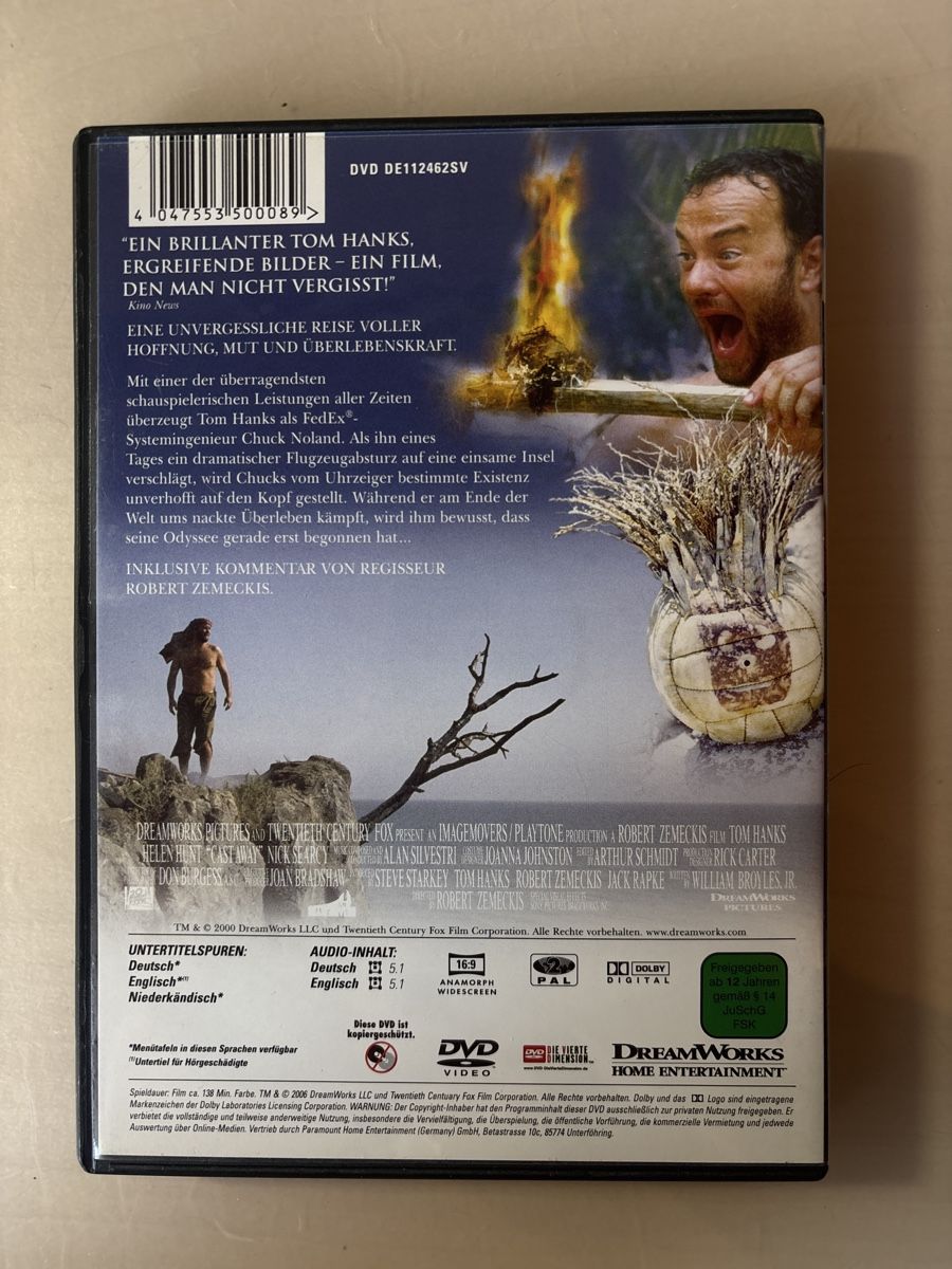 Tutti i DVDs: Gast Away - Verschollen – Usato da Ruswil venduto da Slivio_ 1