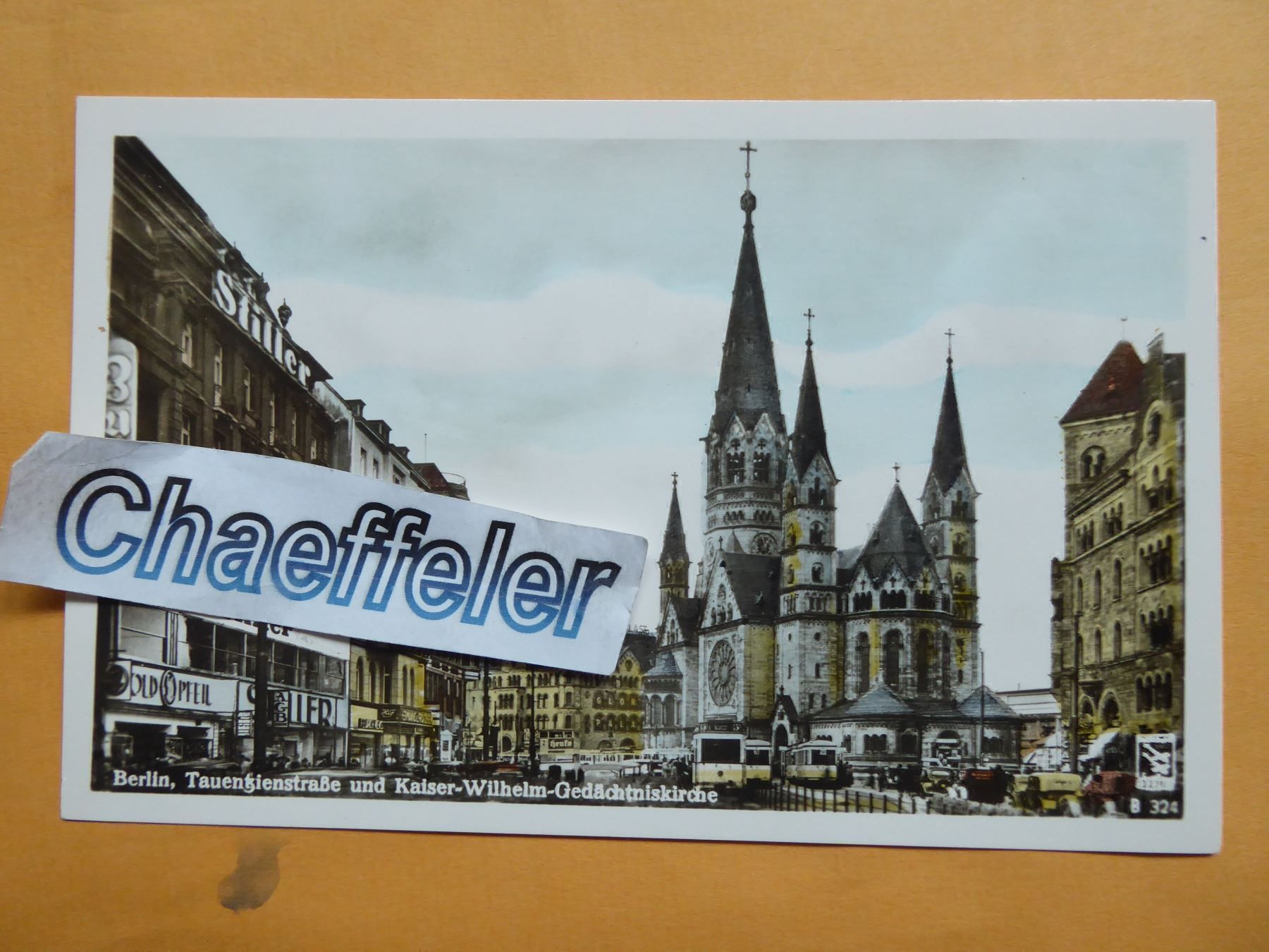 Cartoline postali: Berlin, Tauentzienstrasse und – Nuovo (secondo la descrizione) da Zürich venduto da Chaeffeler