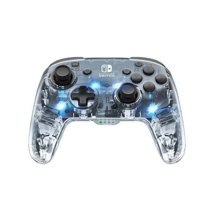 Controller: PDP Switch Afterglow Wireless Deluxe Controller transparent – Gebraucht aus Rapperswil-Jona von  1
