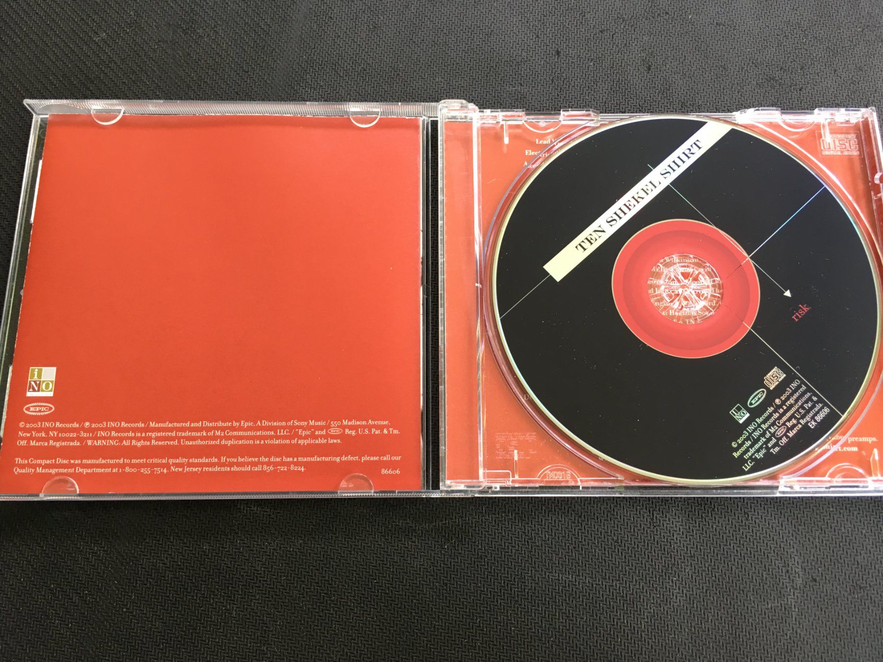 CD: Ten Shekel Shirt - Risk -CD- – Usato da St.Gallen venduto da MedienJoe 1